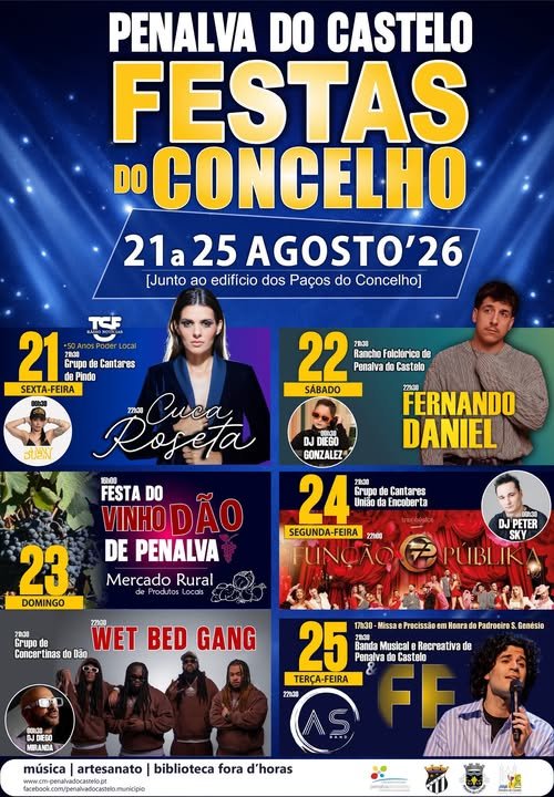 CARTAZ FESTAS PENALVA DO CASTELO 2026